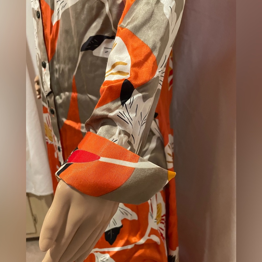 Anthropologie Corey Lynn Calter Japanese inspired Button-Front Maxi Dress - Picture 3 of 7